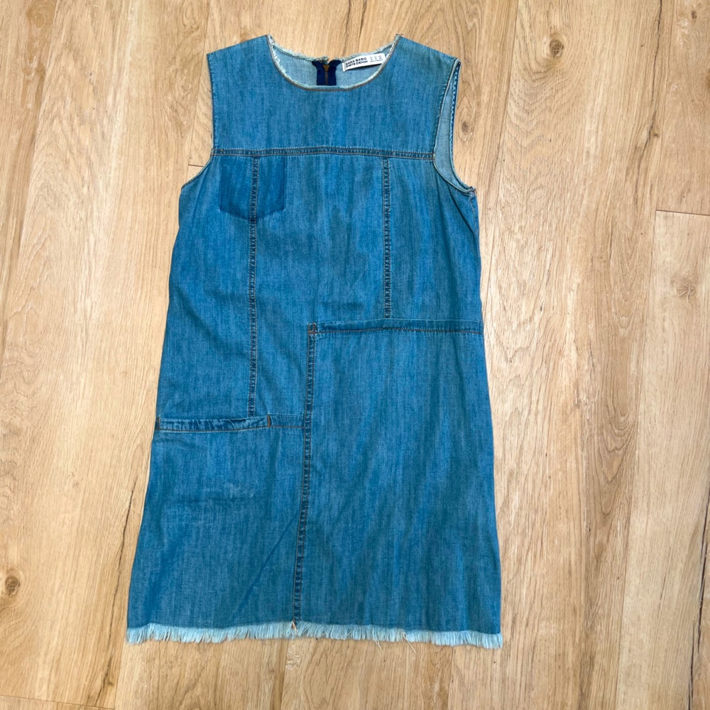 Zara Chambray Mini Dresd